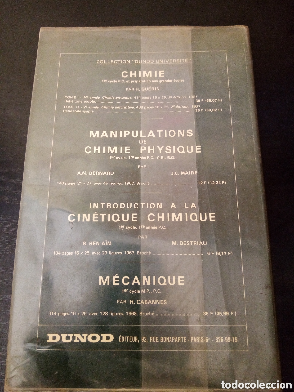 Libros de segunda mano de ciencias: Probl&egrave;mes de Physique. 1er cycle, 1re ann&eacute;e. Dunod universit&eacute; - Foto 7