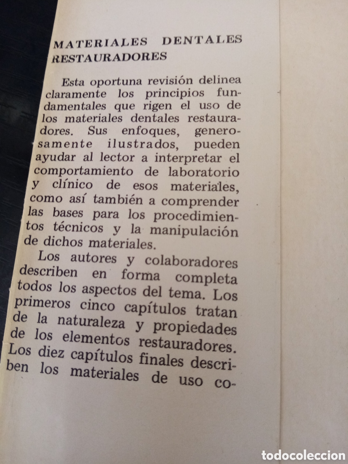 Libros de segunda mano de ciencias: Materiales dentales restauradores -Floyd A. Peyton & Robert G. Craig- - Foto 5