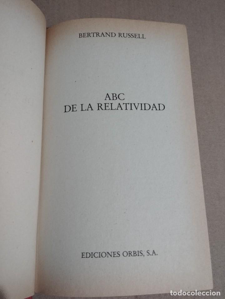 Libros de segunda mano de ciencias: ABC DE LA RELATIVIDAD (BERTRAND RUSSELL) - Foto 2