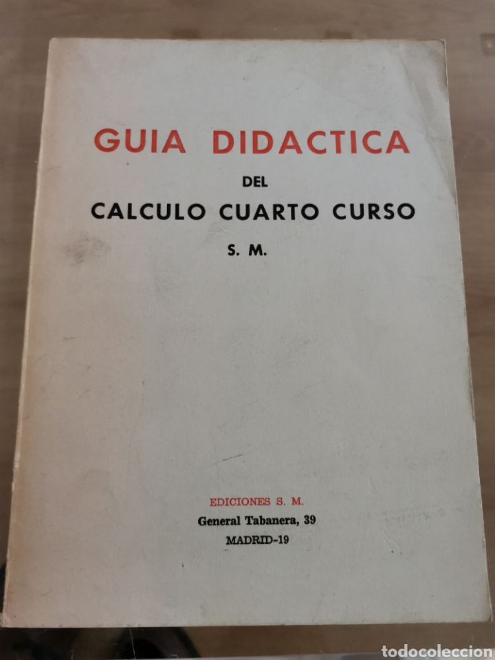 Libri di seconda mano: 1.3 Gu&iacute;a did&aacute;ctica del cuarto curso S.M. 1967.