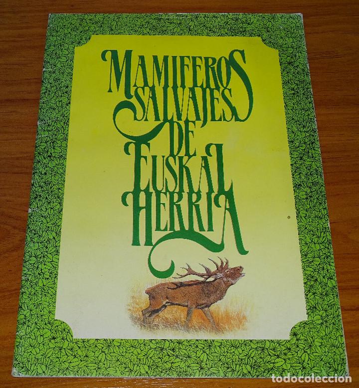Libros de segunda mano: Mam&iacute;feros salvajes de Euskal Herria.
