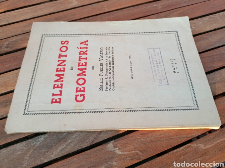 Libros de segunda mano de ciencias: Elementos de geometr&iacute;a - Foto 2