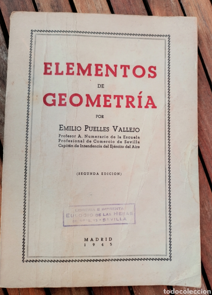 Libros de segunda mano de ciencias: Elementos de geometr&iacute;a - Foto 1