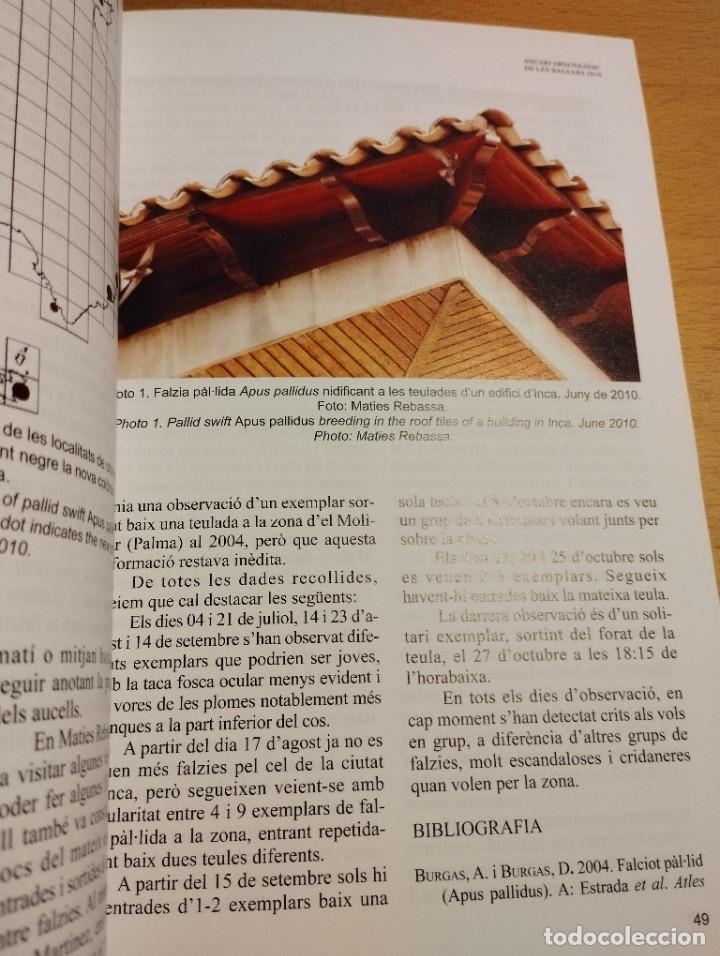 Libros de segunda mano: ANUARI ORNITOL&Ograve;GIC DE LES BALEARS, ANY 2010. VOLUM 25 - Foto 7