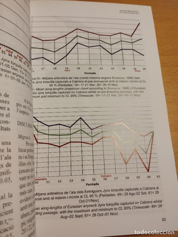 Libros de segunda mano: ANUARI ORNITOL&Ograve;GIC DE LES BALEARS, ANY 2010. VOLUM 25 - Foto 8
