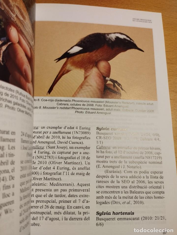 Libros de segunda mano: ANUARI ORNITOL&Ograve;GIC DE LES BALEARS, ANY 2010. VOLUM 25 - Foto 11
