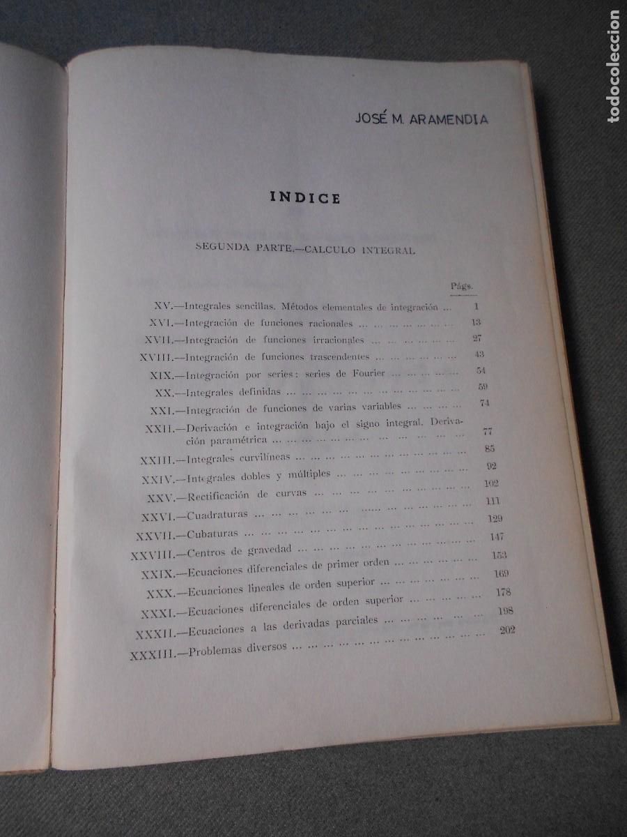 Libros de segunda mano de ciencias: MIL PROBLEMAS DE CALCULO INFINITESIMAL - Foto 3
