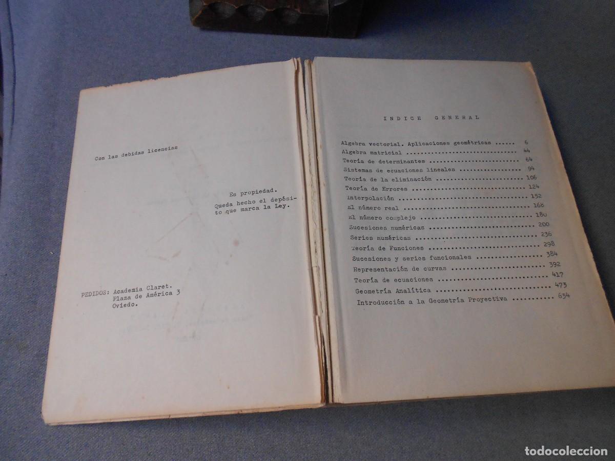 Libros de segunda mano de ciencias: CURSO DE AMPLIACION MATEMATICA - Foto 2