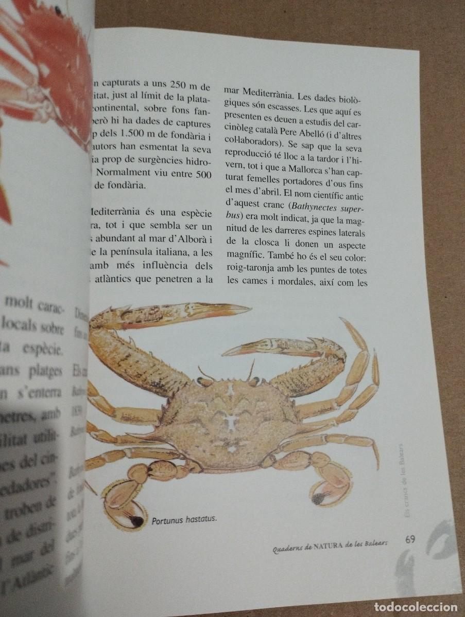 Libros de segunda mano: ELS CRANCS DE LES BALEARS (LLUC GARCIA) - Foto 6