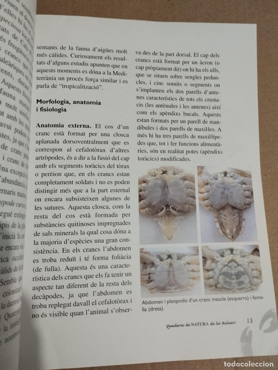 Libros de segunda mano: ELS CRANCS DE LES BALEARS (LLUC GARCIA) - Foto 11