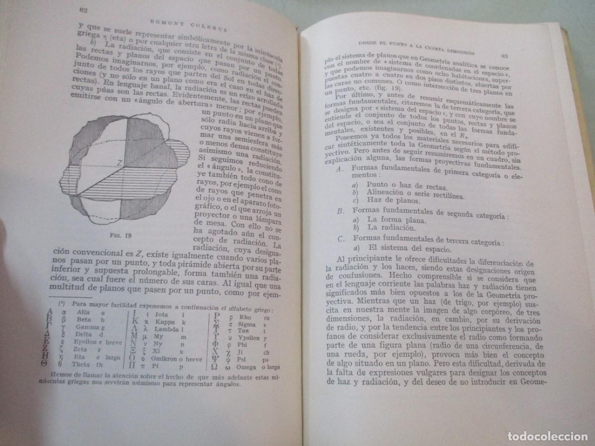Libros de segunda mano de ciencias: EGMONT COLERUS Desde el punto a la cuarta dimensi&oacute;n W14742 - Foto 2