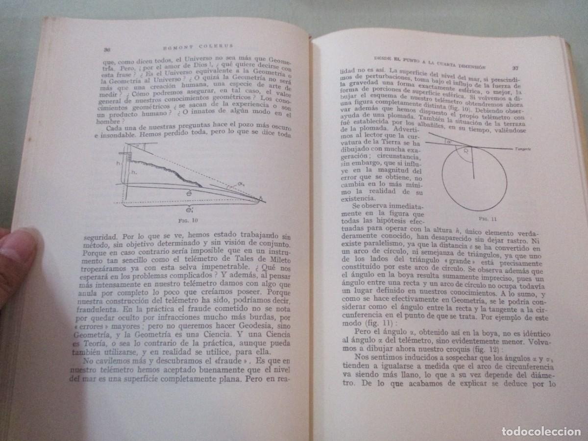 Libros de segunda mano de ciencias: EGMONT COLERUS Desde el punto a la cuarta dimensi&oacute;n W14742 - Foto 3