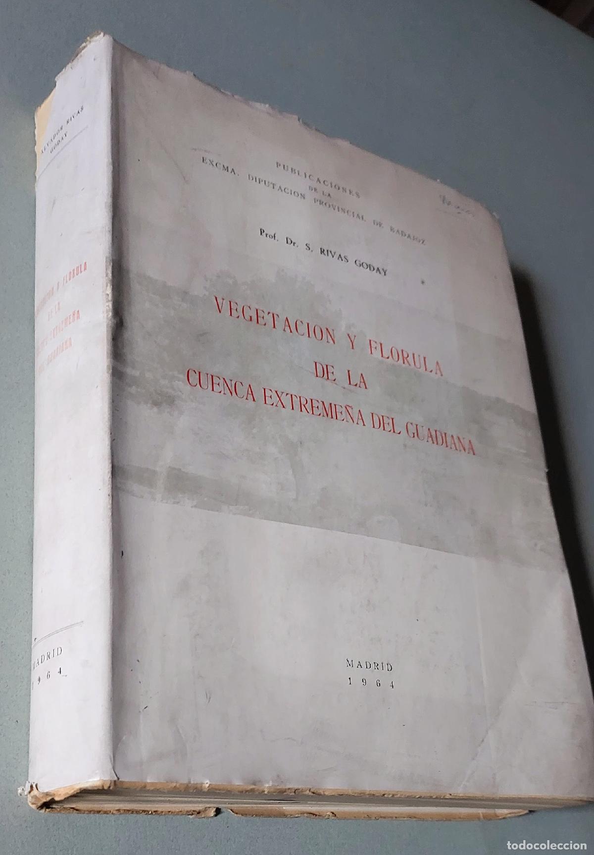 Libros de segunda mano: VEGETACION Y FLORULA DE LA CUENCA EXTREME&Ntilde;A DEL GUADIANA - RIVAS GODAY - 1964