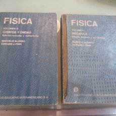 Libros de segunda mano de Ciencias: MARCELO ALONSO, EDWARD J. FINN FÍSICA (2 TOMOS MECÁNICA Y CAMPOS Y HONDAS) W14845. Lote 402274944