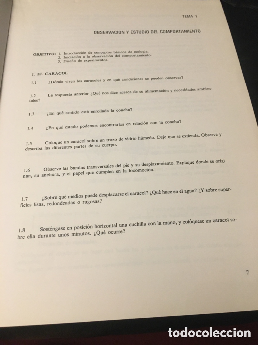 Libros de segunda mano: PRACTICAS DE BIOLOGIA EDITORIAL FONTALBA ED.1978 - Foto 4