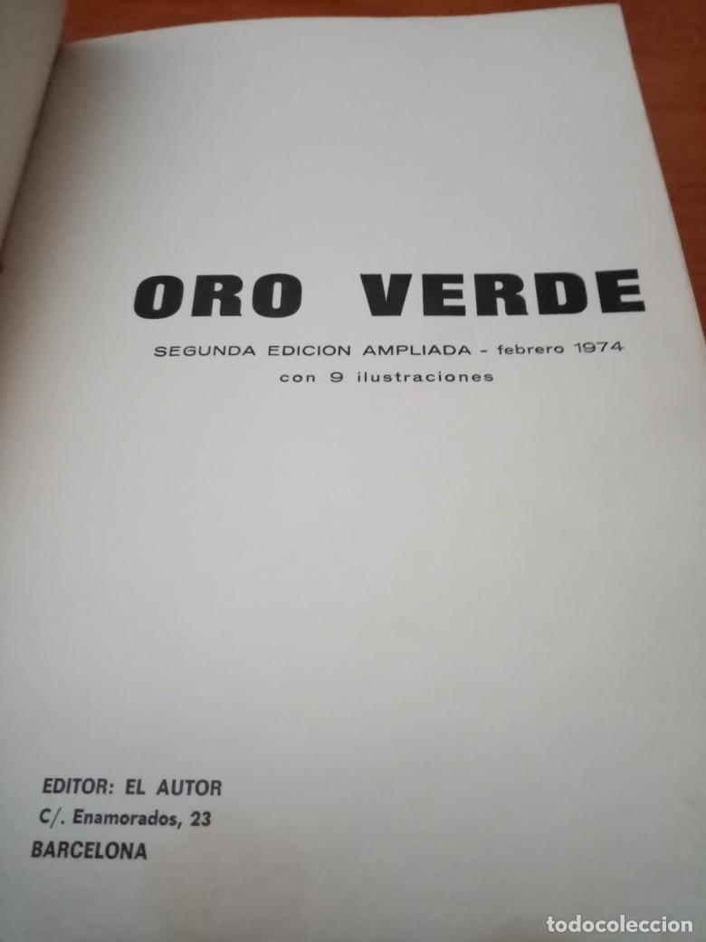 Libros de segunda mano: ORO VERDE. A. J. ALBAS. C9L - Foto 2