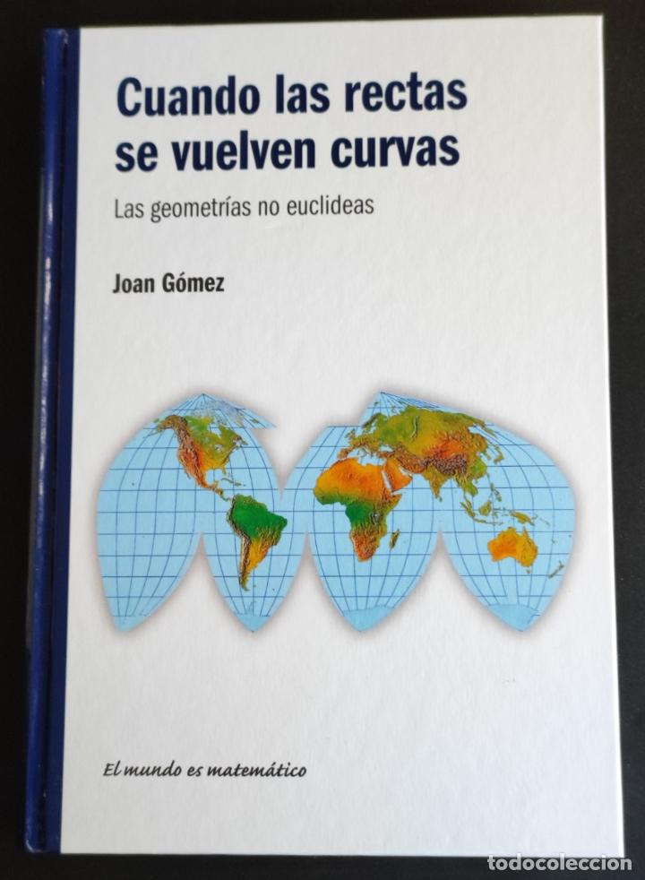 Libros de segunda mano de ciencias: CUANDO LAS RECTAS SE VUELVEN CURVAS - LAS GEOMETR&Iacute;AS NO EUCLIDEAS - JOAN G&Oacute;MEZ - Foto 1