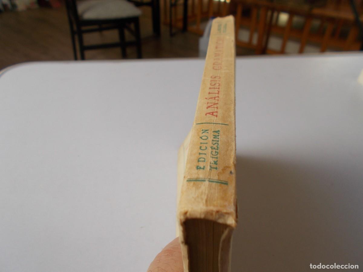 Libros de segunda mano de ciencias: AN&Aacute;LISIS GRAMATICAL Luis Miranda Podadera - Foto 2