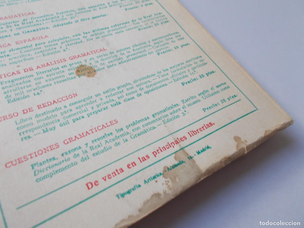 Libros de segunda mano de ciencias: AN&Aacute;LISIS GRAMATICAL Luis Miranda Podadera - Foto 5
