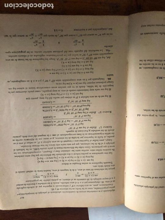 Libros de segunda mano de ciencias: TABLA DE LOGARITMOS, EUSEBIO S&Aacute;NCHEZ RAMOS, LOGRO&Ntilde;O, IMP. Y LIB. MERINO, 1892 - Foto 9