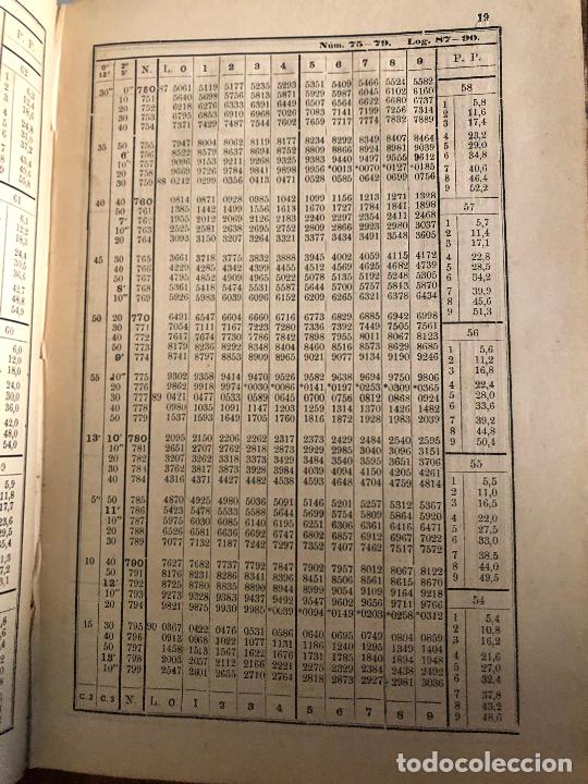 Libros de segunda mano de ciencias: TABLA DE LOGARITMOS, EUSEBIO S&Aacute;NCHEZ RAMOS, LOGRO&Ntilde;O, IMP. Y LIB. MERINO, 1892 - Foto 11