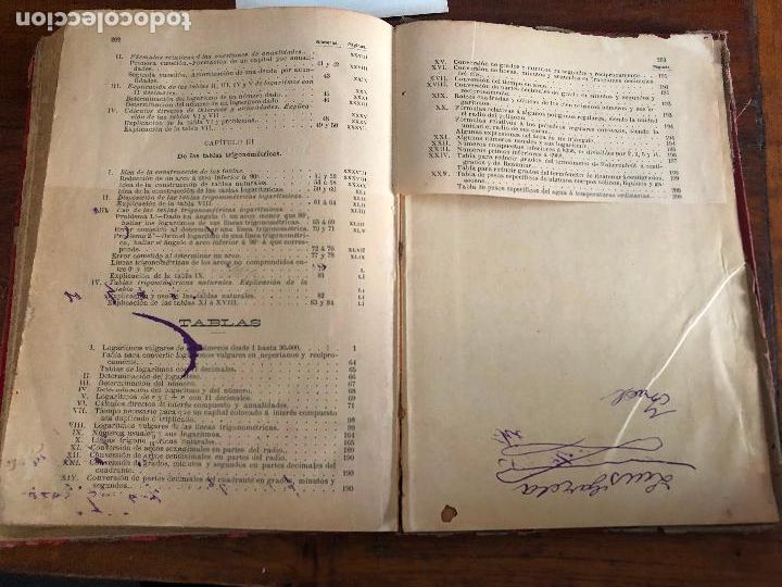 Libros de segunda mano de ciencias: TABLA DE LOGARITMOS, EUSEBIO S&Aacute;NCHEZ RAMOS, LOGRO&Ntilde;O, IMP. Y LIB. MERINO, 1892 - Foto 13