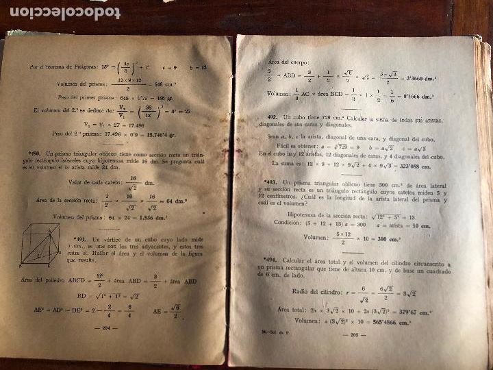 Libros de segunda mano de ciencias: soluciones razonadas de los problemas de examen de estado 1948 - Foto 8
