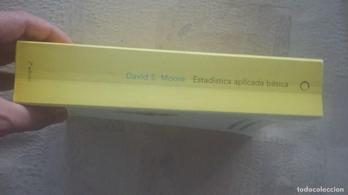 Libros de segunda mano de ciencias: ESTAD&Iacute;STICA APLICADA B&Aacute;SICA - DAVID S. MOORE - 2&ordf; EDICI&Oacute;N - Foto 3