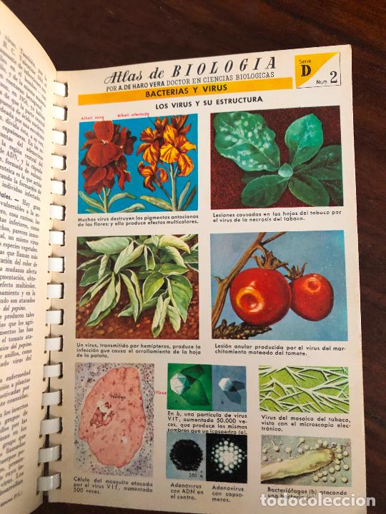 Libros de segunda mano: ATLAS DE BIOLOG&Iacute;A A. DE HARO VERA - Foto 4