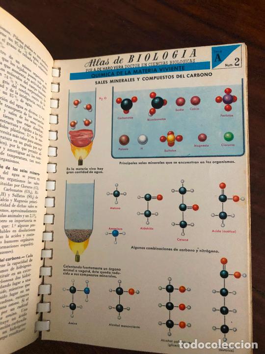 Libros de segunda mano: ATLAS DE BIOLOG&Iacute;A A. DE HARO VERA - Foto 5