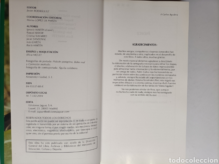 Libros de segunda mano: W... Aves Nidificantes de Espa&ntilde;a Ignacio Mart&iacute;n Sanz - Foto 8