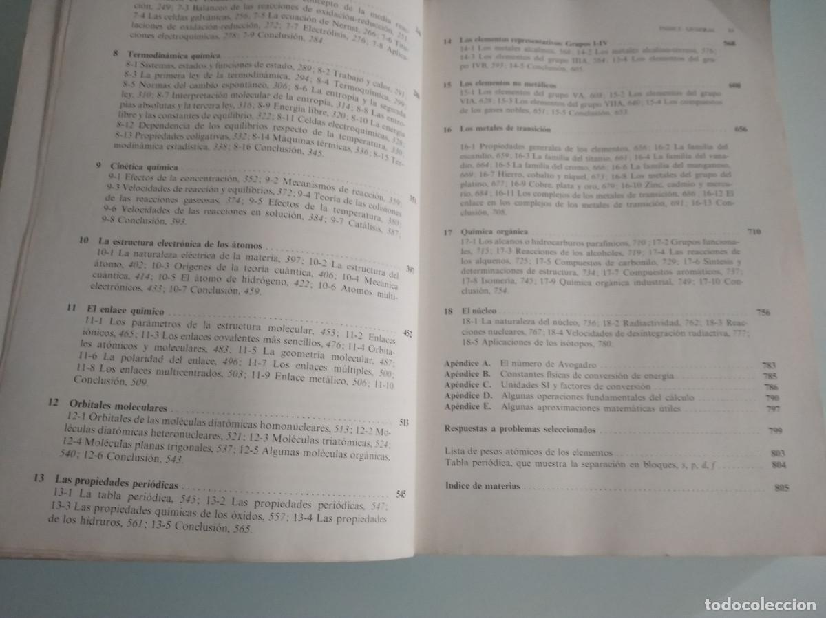 Libros de segunda mano de ciencias: Libro Quimica curso universitario Mahan - Foto 5