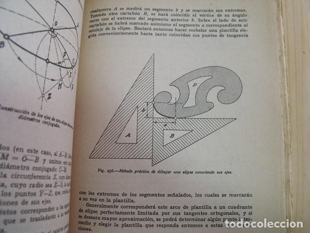 Libros de segunda mano de ciencias: Libro Elementos de Geometr&iacute;a Descriptiva - A. Taibo - Foto 4