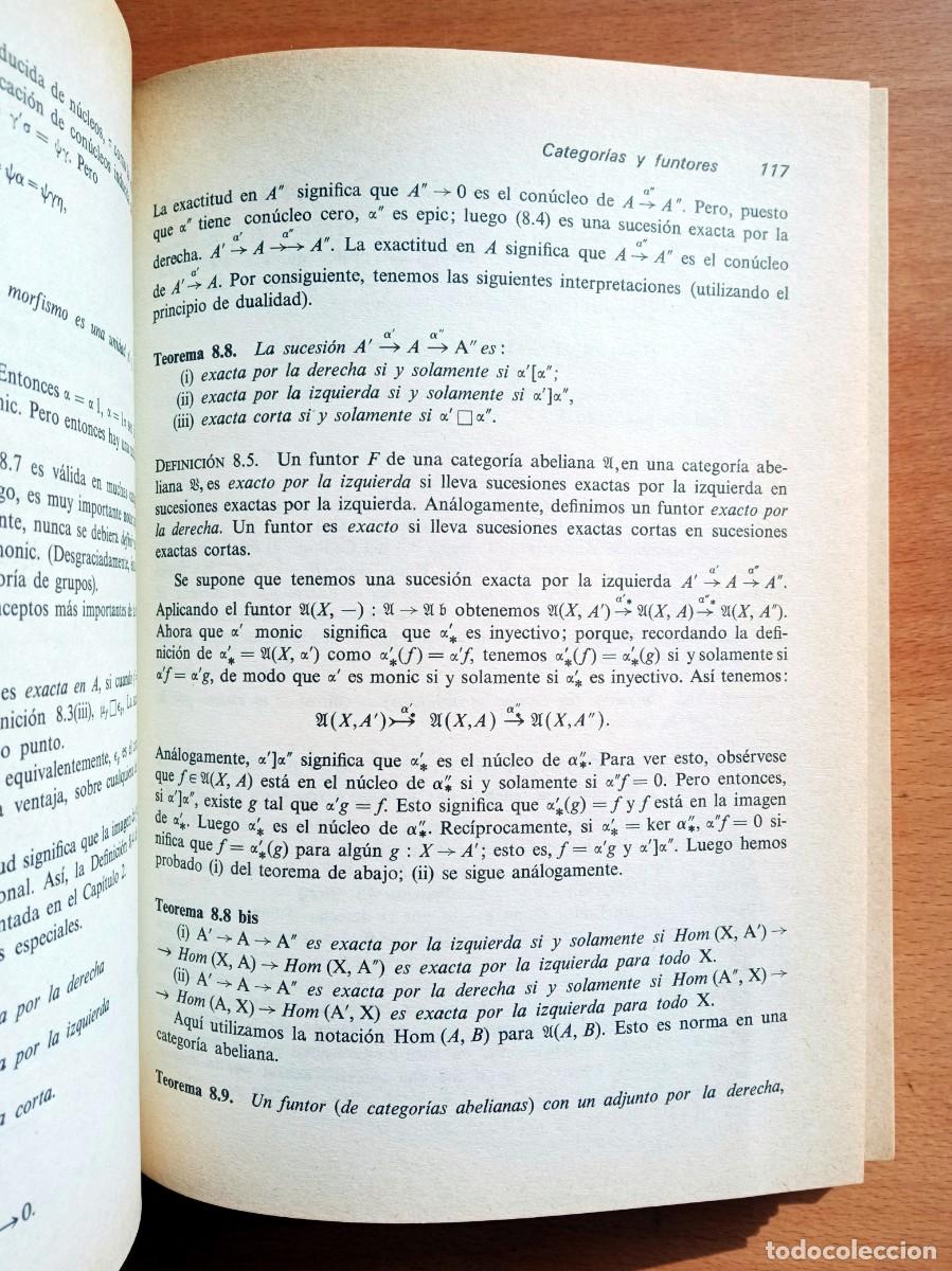 Libros de segunda mano de ciencias: Curso de &aacute;lgebra moderna - Peter Hilton y Yel-Chiang Wu - Foto 3