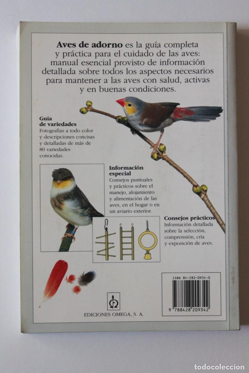 Libros de segunda mano: David Alderton - Aves de adorno - Omega - Foto 2