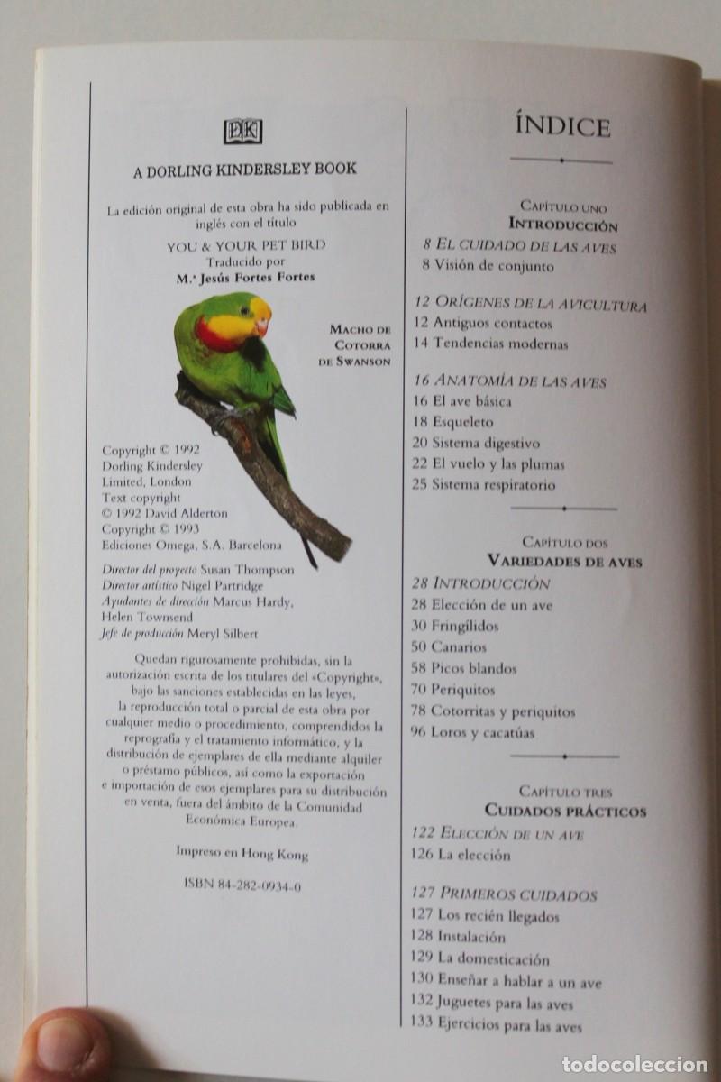 Libros de segunda mano: David Alderton - Aves de adorno - Omega - Foto 4