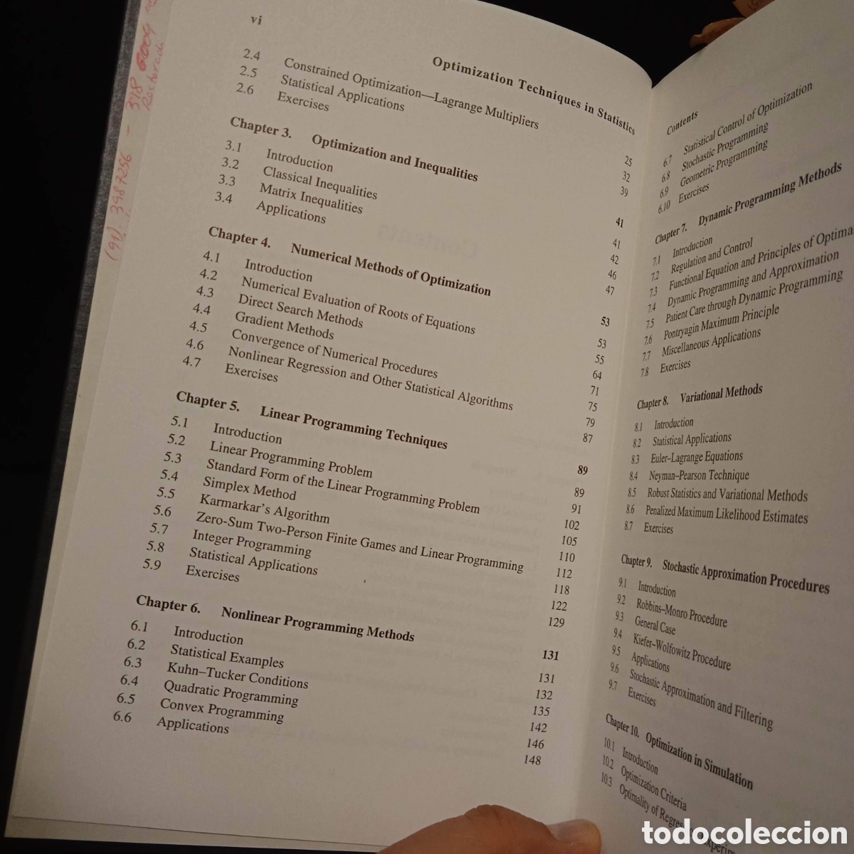Libros de segunda mano de ciencias: OPTIMIZATION TECHNIQUES IN STATISTICS - JAGDISH S RUSTAGI - ACADEMIC PRESS 1994 #7333 - Foto 4