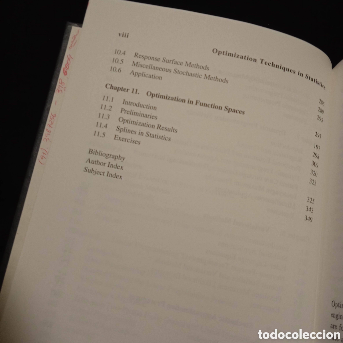 Libros de segunda mano de ciencias: OPTIMIZATION TECHNIQUES IN STATISTICS - JAGDISH S RUSTAGI - ACADEMIC PRESS 1994 #7333 - Foto 6