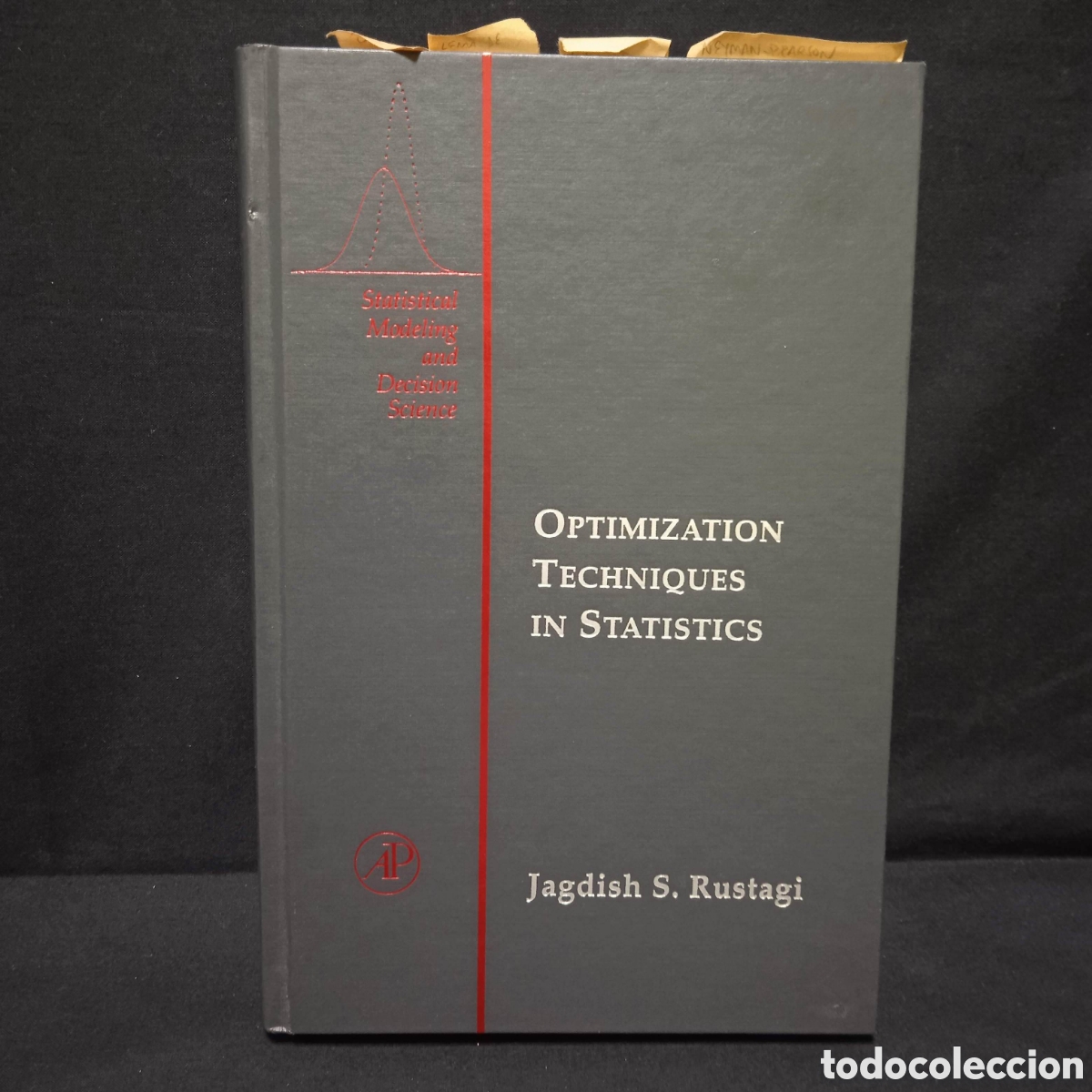 Libros de segunda mano de ciencias: OPTIMIZATION TECHNIQUES IN STATISTICS - JAGDISH S RUSTAGI - ACADEMIC PRESS 1994 #7333 - Foto 1