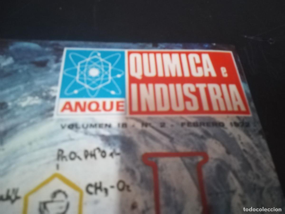 Libros de segunda mano de ciencias: QUIMICA E INDUSTRIA, REVISTA / NUMERO 2 DE 1972 / AP608 - Foto 3