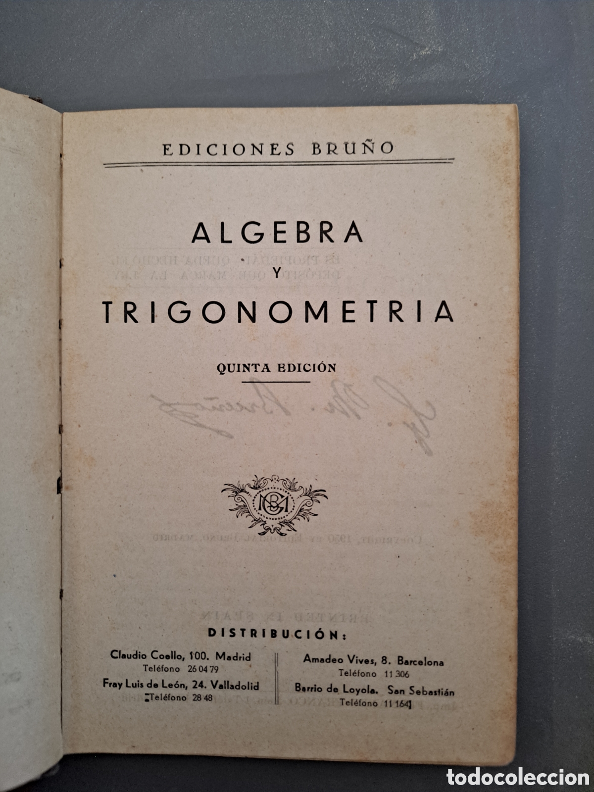 Libros de segunda mano de ciencias: &Aacute;lgebra y trigonometr&iacute;a - Foto 2