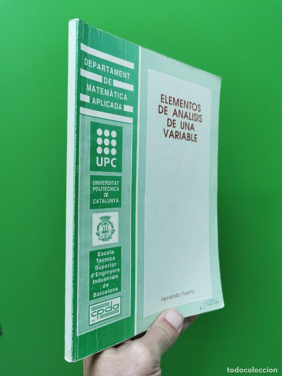 Libros de segunda mano de ciencias: Elementos de an&aacute;lisis de una variable - Fernando Puerta Sales - Foto 1