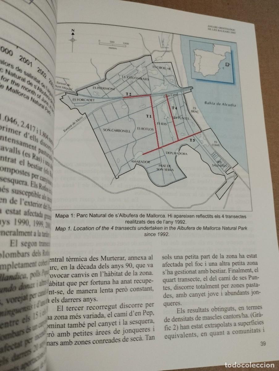 Libros de segunda mano: ANUARI ORNITOL&Ograve;GIC DE LES BALEARS, ANY 2005. VOLUM 20 - Foto 7