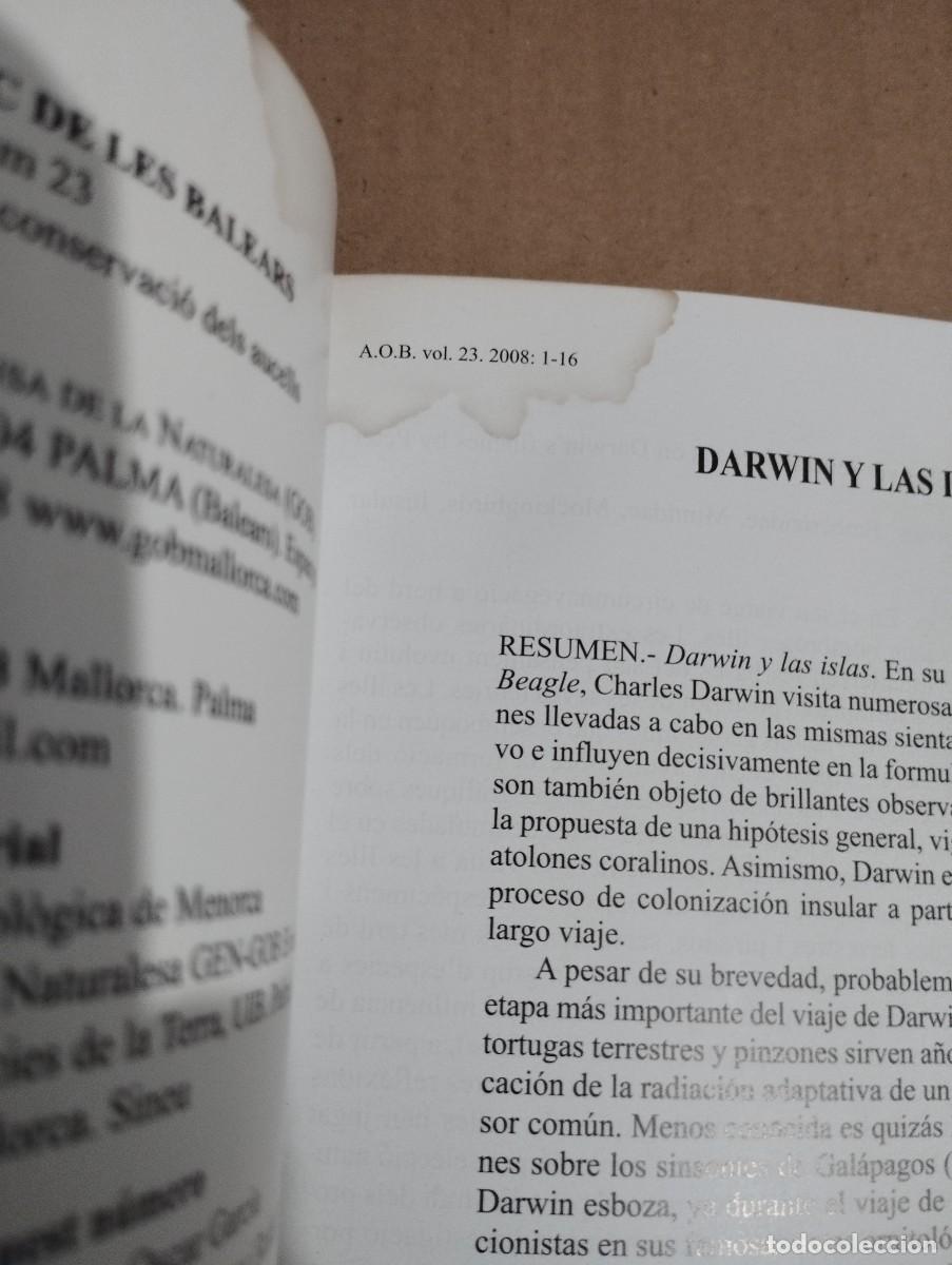 Libros de segunda mano: ANUARI ORNITOL&Ograve;GIC DE LES BALEARS, ANY 2008. VOLUM 23 - Foto 2