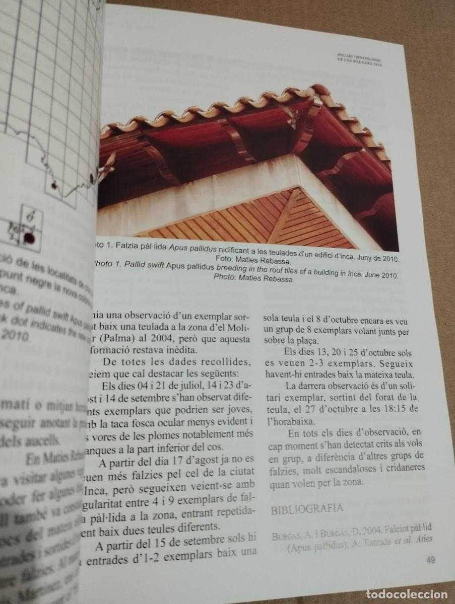 Libros de segunda mano: ANUARI ORNITOL&Ograve;GIC DE LES BALEARS, ANY 2010. VOLUM 25 - Foto 5