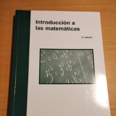 Libros de segunda mano de Ciencias: INTRODUCCIÓN A LAS MATEMÁTICAS (MARÍA MACHÍN / RICARDO GUTIÉRREZ) CEF