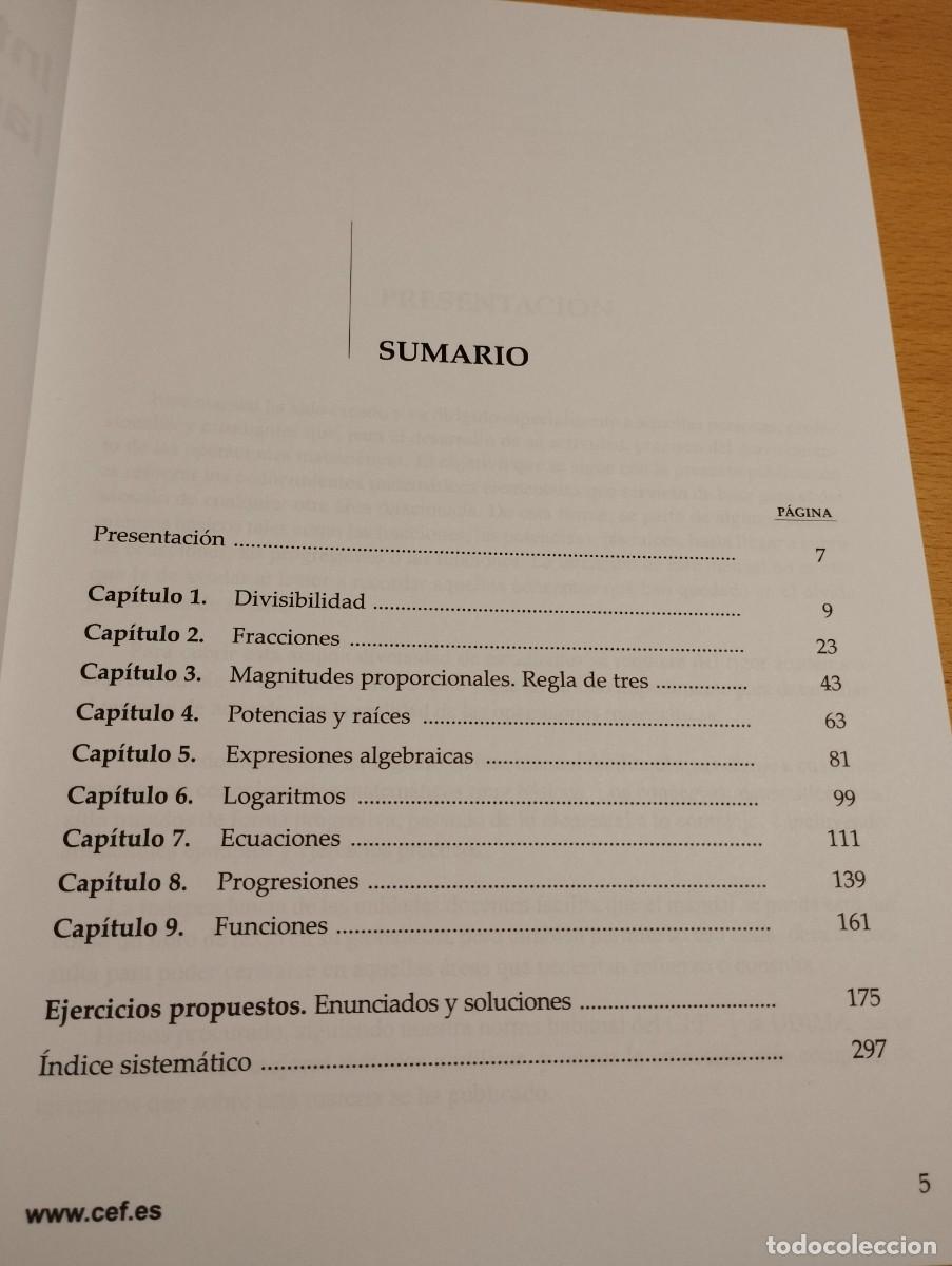 Libros de segunda mano de ciencias: INTRODUCCI&Oacute;N A LAS MATEM&Aacute;TICAS (MAR&Iacute;A MACH&Iacute;N / RICARDO GUTI&Eacute;RREZ) CEF - Foto 3