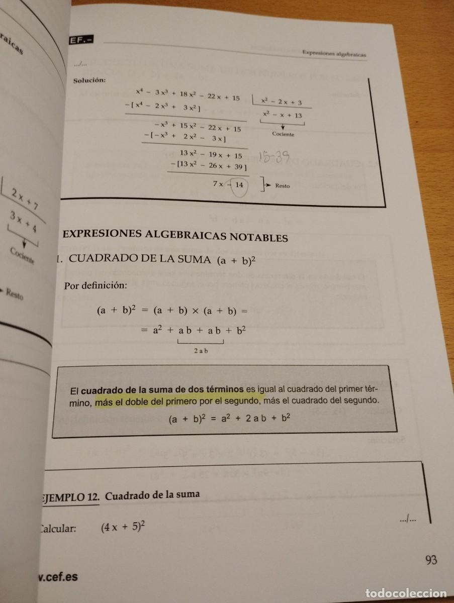 Libros de segunda mano de ciencias: INTRODUCCI&Oacute;N A LAS MATEM&Aacute;TICAS (MAR&Iacute;A MACH&Iacute;N / RICARDO GUTI&Eacute;RREZ) CEF - Foto 4