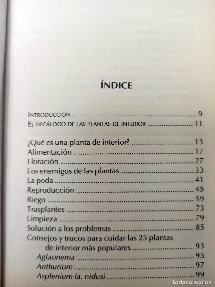 Libros de segunda mano: PLANTAS DE INTERIOR: 250 TRUCOS - Foto 3