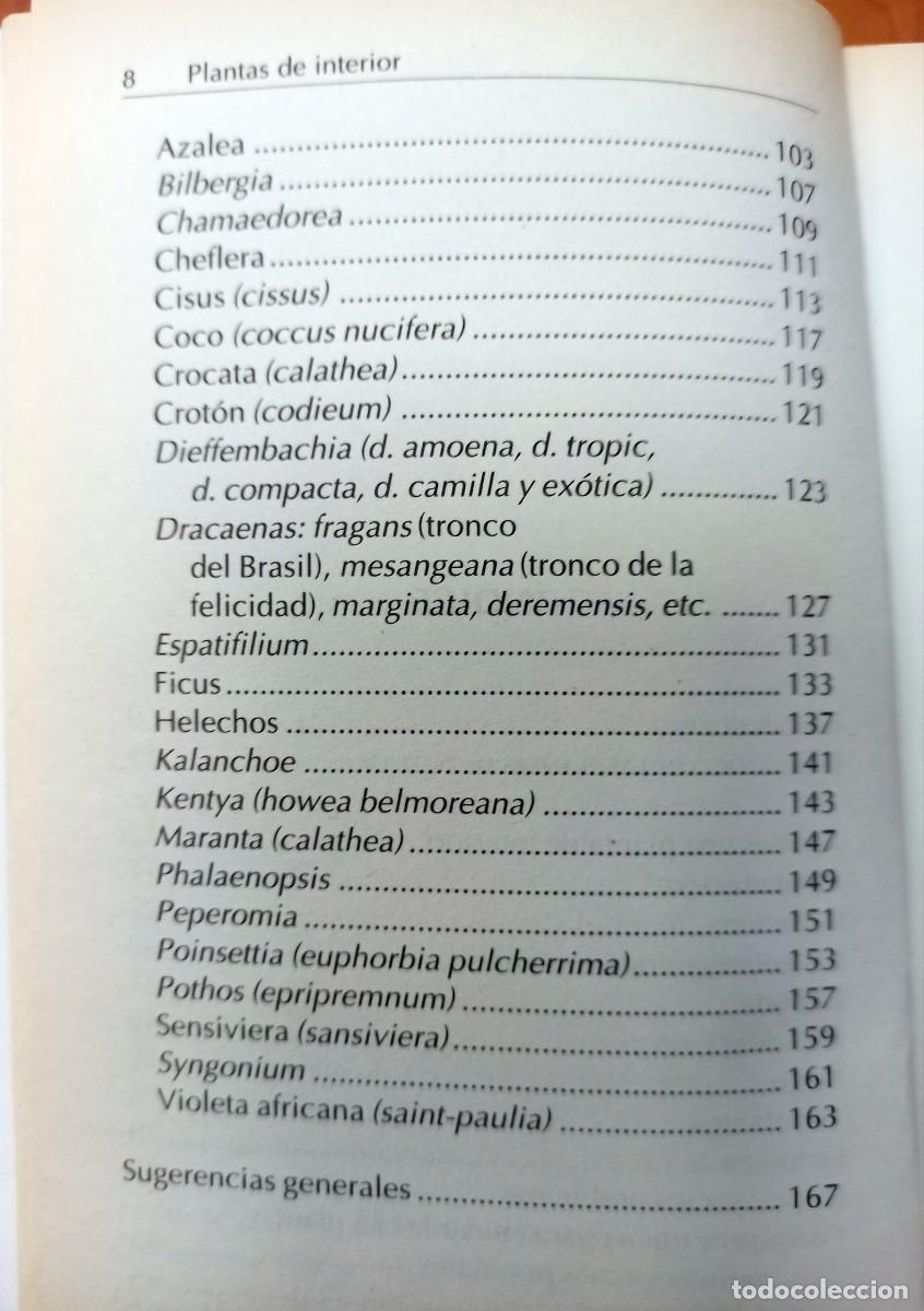 Libros de segunda mano: PLANTAS DE INTERIOR: 250 TRUCOS - Foto 4